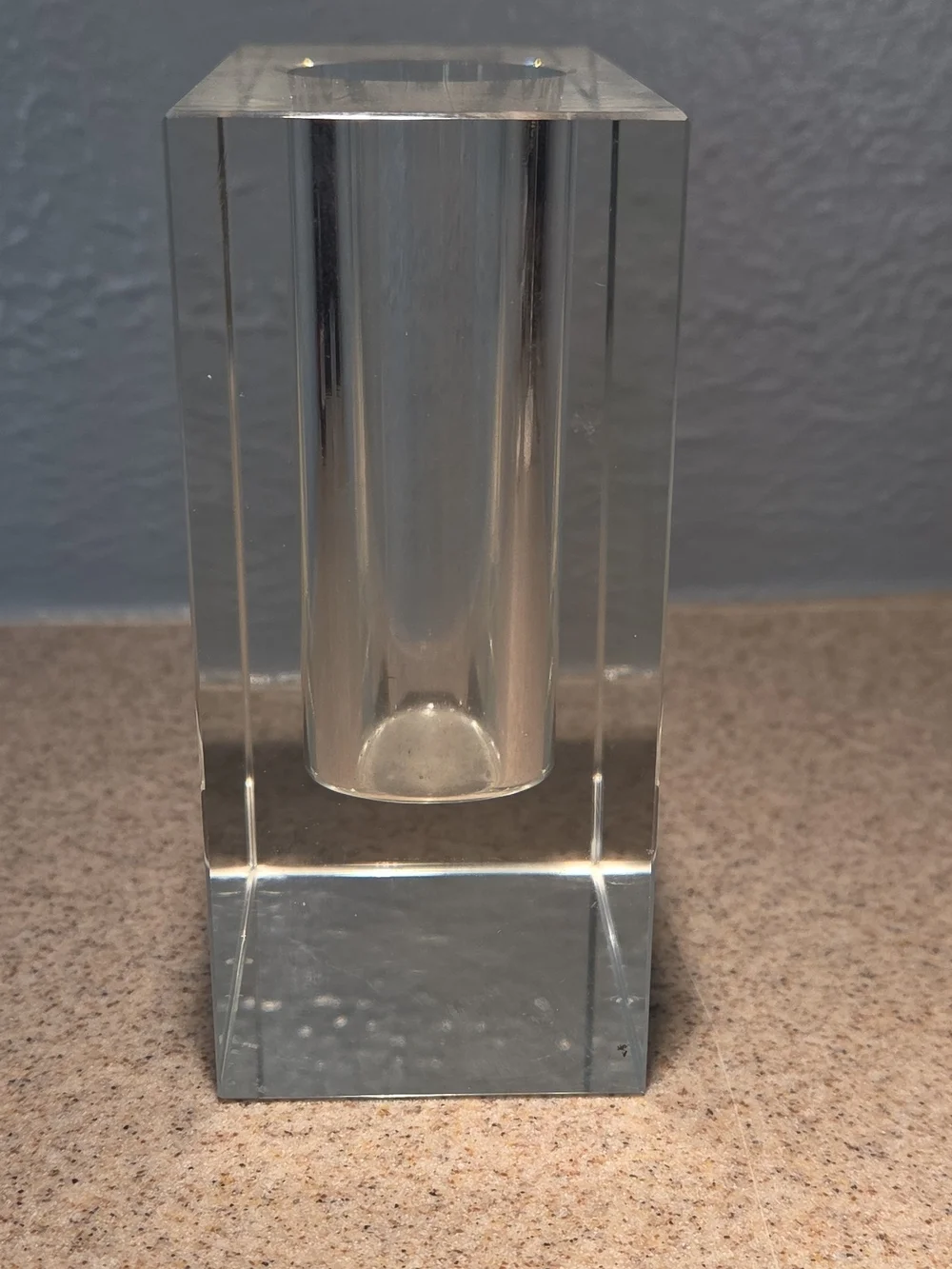 Tizo Design Clear Acrylic Glass Bud Vase